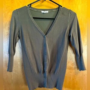 Maurices 3/4 sleeve button down sweater